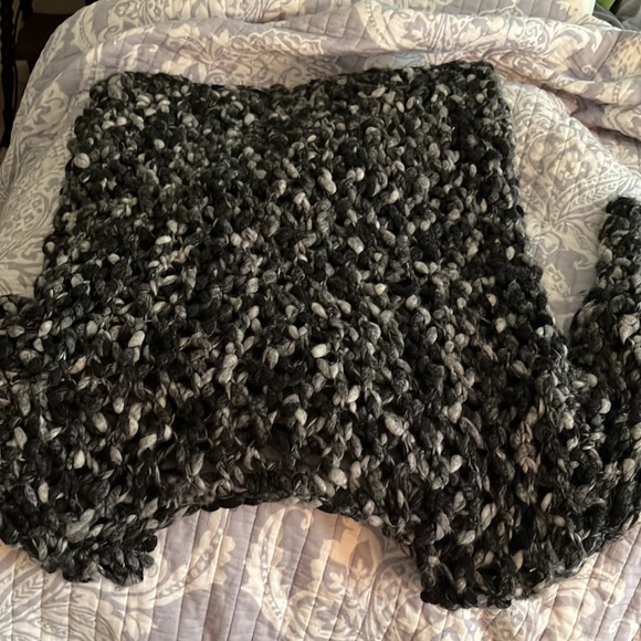 Sundance grey chunky wool blend sweater size M - Picture 5 of 5